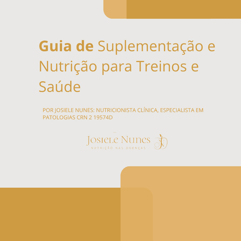 Guia de Suplementação e Nutrição para Treinos e Saúde